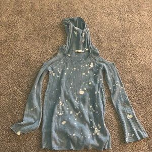 Liberation, size small hoodie open shoulders